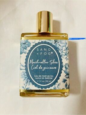 Sand + Fog Marshmallow Skies Eau de Parfum Oil - Blue Floral Bottle